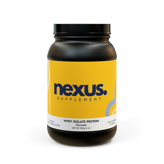 Nexus Chocolate Whey Isolate Protein Powder (907g, 2lb)